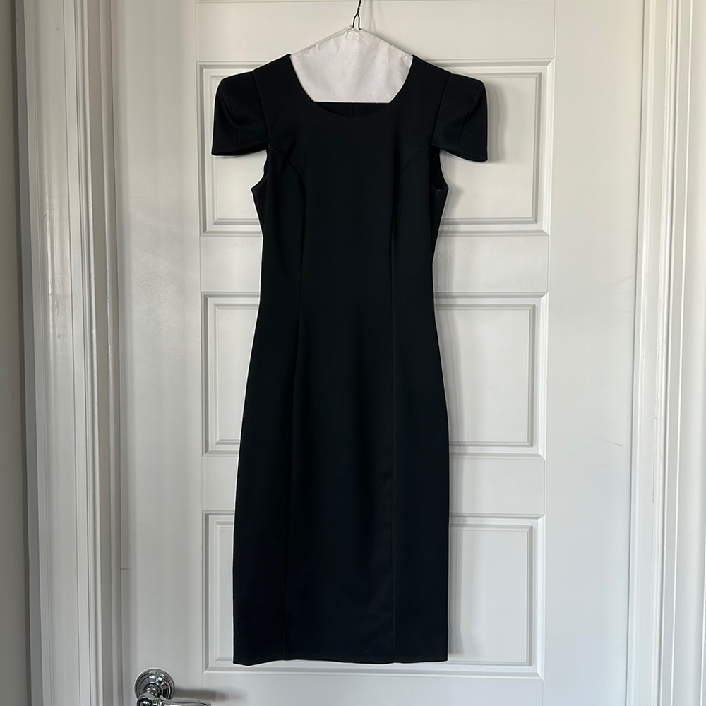 French Connection Black Midi Dress - 2